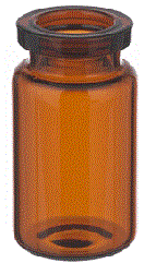 5ml amber short serum vial